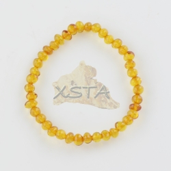 Amber teething bracelet tiny beads